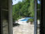View from kitchen door
