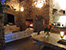 Summer kitchen at night